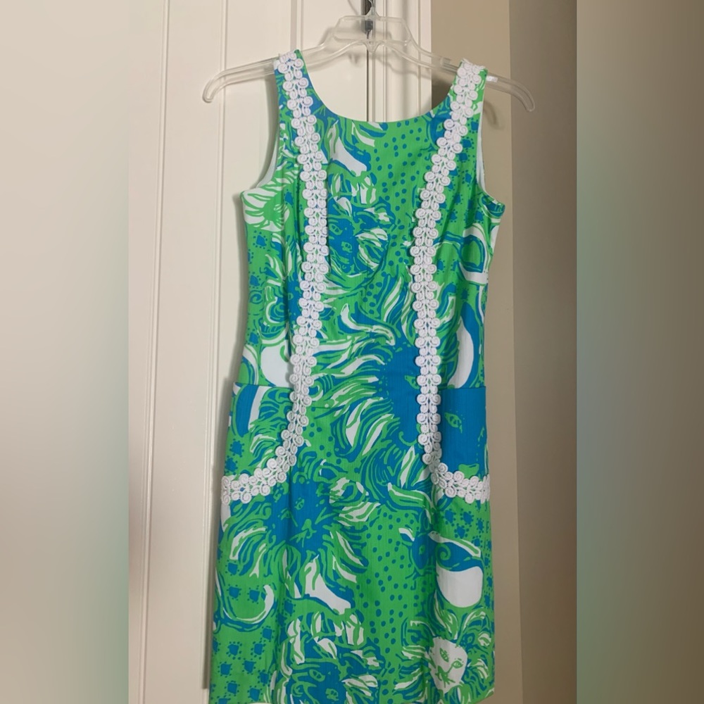 Lilly Pulitzer Green Sleeveless Dress - Picture 2 of 3